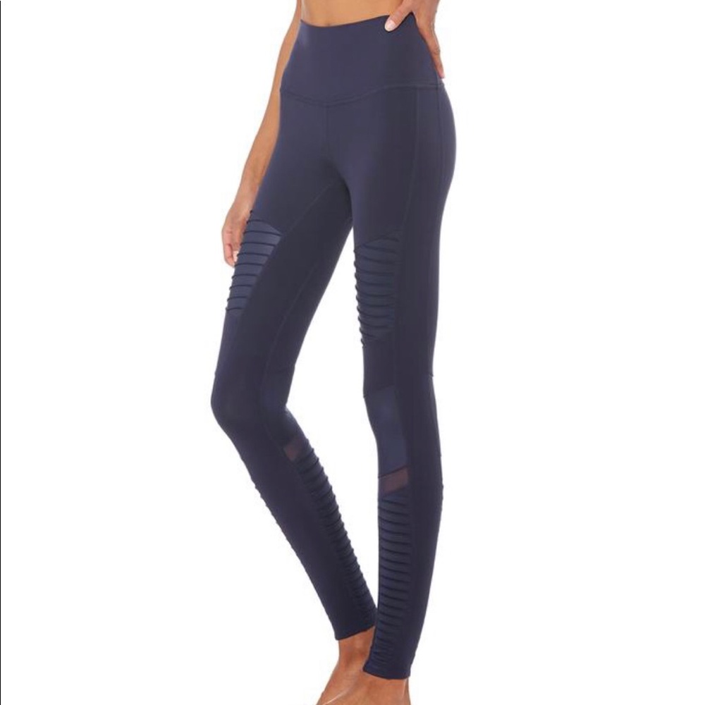 ALO YOGA HIGH- WAIST MOTO LEGGING